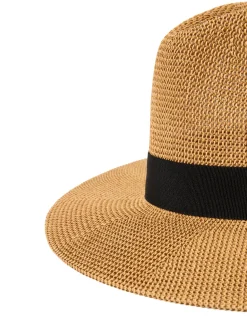 Marie Lund Damen Hut in camel