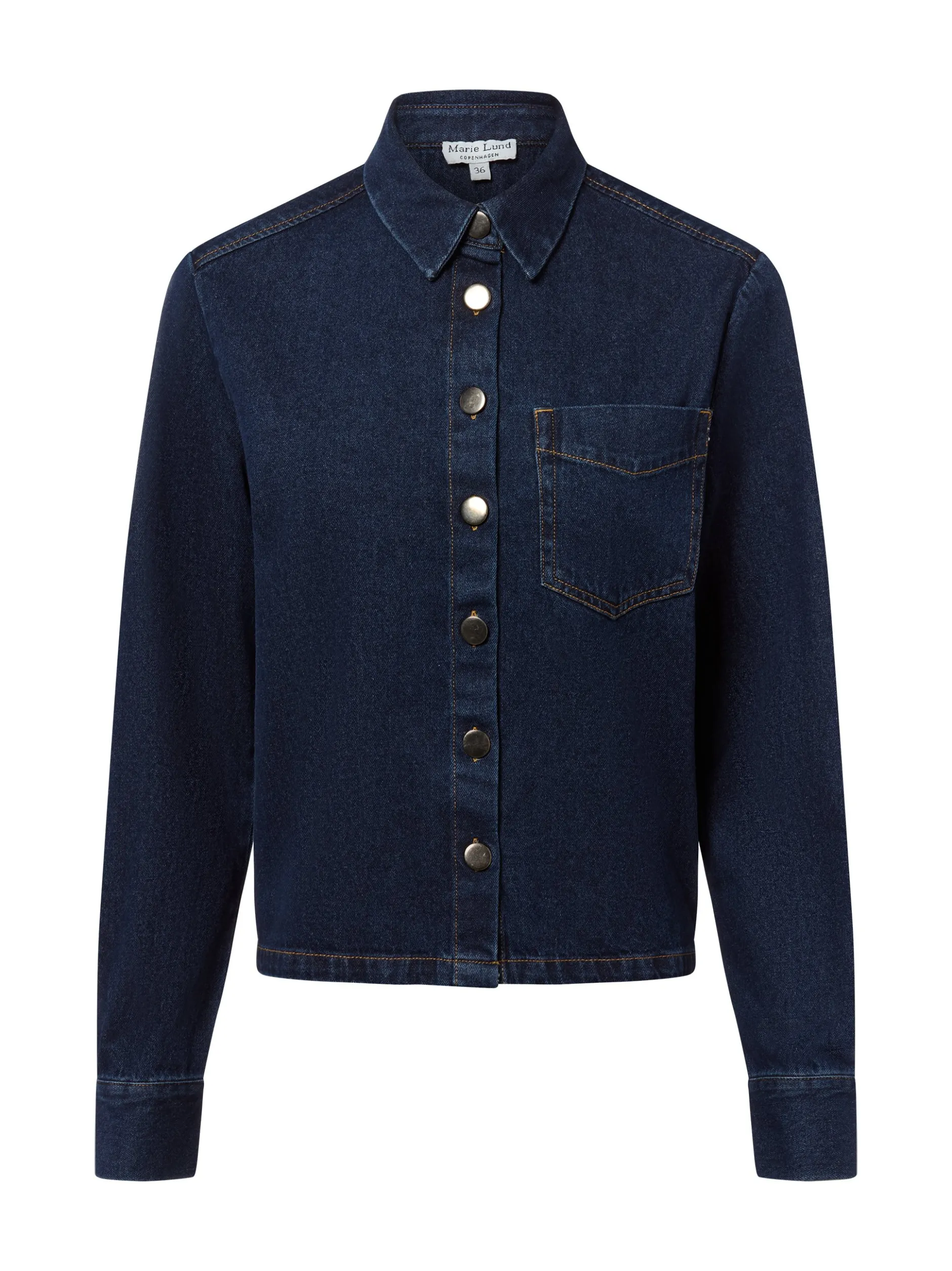 Marie Lund Damen Jeansbluse - Birgit in denim