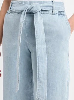 Marie Lund Damen Jeans in bleached - Länge: verkürzt