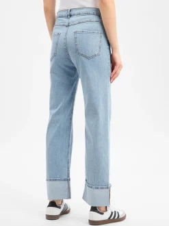 Marie Lund Damen Jeans in bleached - Länge: verkürzt
