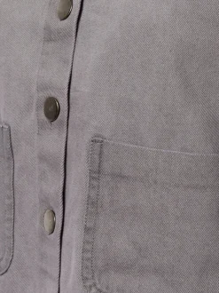 Marie Lund Damen Jeansjacke in grau - Ärmel: langarm