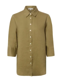 Marie Lund Damen Leinenbluse - Rihab in oliv