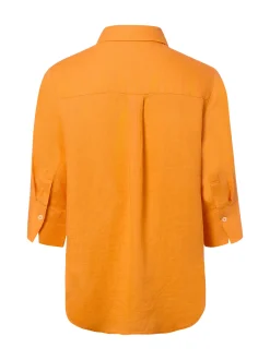 Marie Lund Damen Leinenbluse - Rihab in orange
