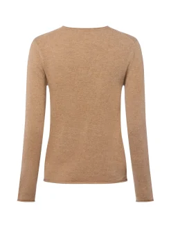 Marie Lund Damen Pure Cashmere Pullover in camel