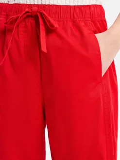 Marie Lund Damen Stoffhose in rot - Länge: verkürzt