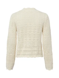 Marie Lund Damen Strickjacke in ecru