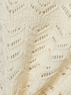 Marie Lund Damen Strickjacke in ecru