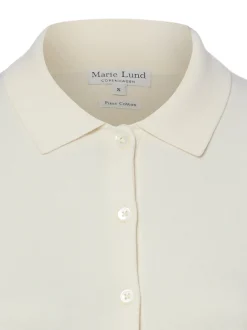 Marie Lund Damen Strickjacke in ecru - Ärmel: langarm