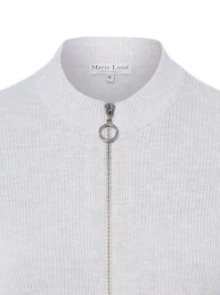Marie Lund Damen Strickjacke in hellgrau