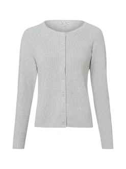 Marie Lund Damen Strickjacke in hellgrau