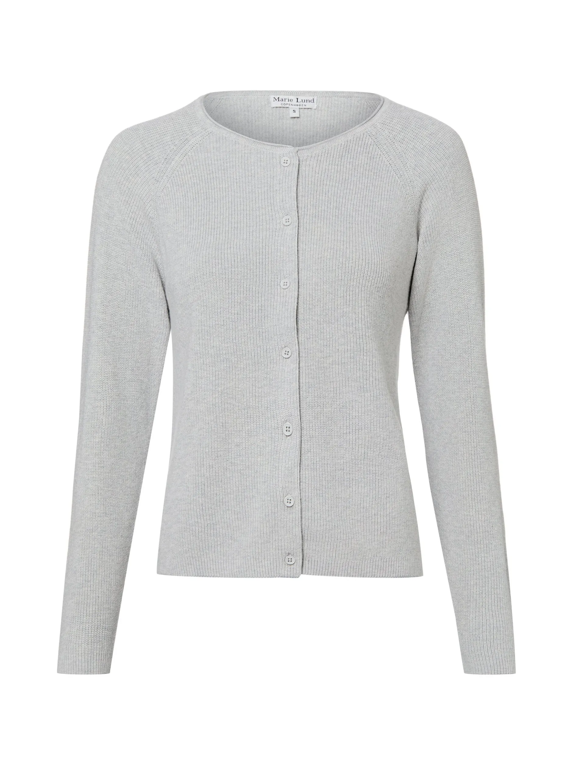 Marie Lund Damen Strickjacke in hellgrau