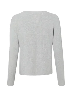 Marie Lund Damen Strickjacke in hellgrau