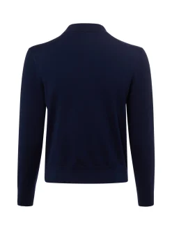 Marie Lund Damen Strickjacke in marine - Ärmel: langarm