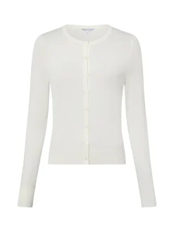 Marie Lund Damen Strickjacke in weiß - Ärmel: langarm