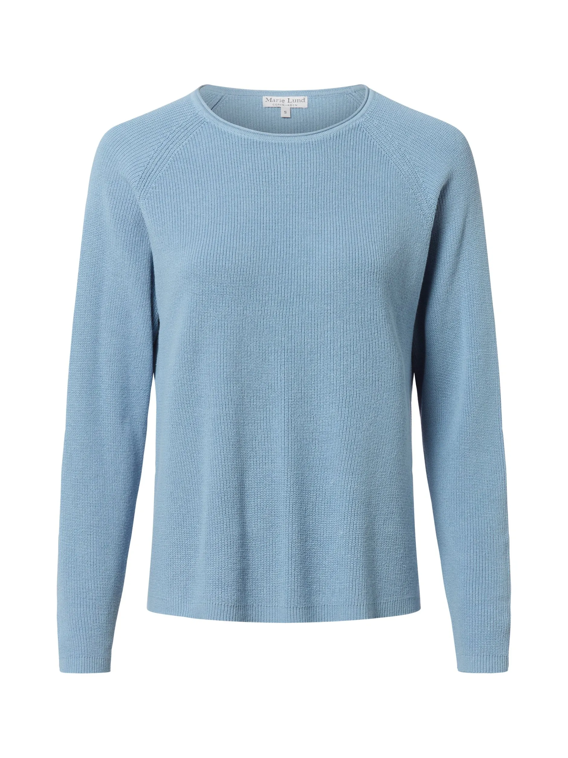 Marie Lund Damen Strickpullover in hellblau