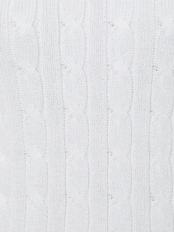 Marie Lund Damen Strickpullover in weiß - Ärmel: langarm