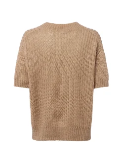 Marie Lund Damen Strickpullover mit Mohairanteil in melange