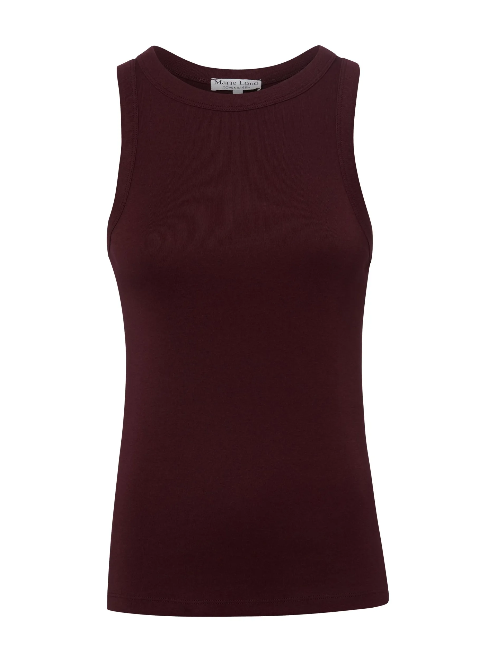 Marie Lund Damen Top in bordeaux - Ausschnitt: Rundhals