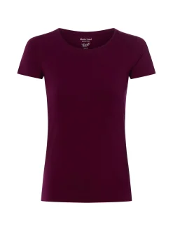 Marie Lund Damen T-Shirt in aubergine