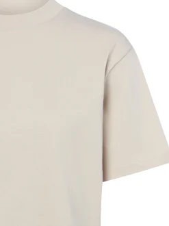 Marie Lund Damen T-Shirt in beige - Ausschnitt: Rundhals