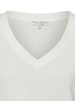Marie Lund Damen T-Shirt in ecru - Ärmel: kurzarm