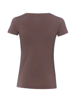 Marie Lund Damen T-Shirt in schlamm - Ärmel: kurzarm