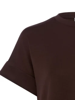 Marie Lund Damen T-Shirt in schoko - Ärmel: kurzarm