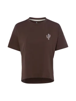 Marie Lund Damen T-Shirt in schoko - Ärmel: kurzarm