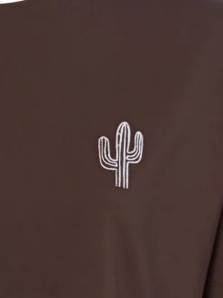 Marie Lund Damen T-Shirt in schoko - Ärmel: kurzarm