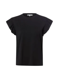 Marie Lund Damen T-Shirt in schwarz - Ärmel: extra kurz