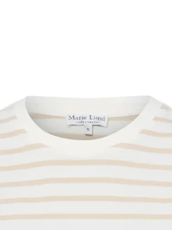 Marie Lund Damen T-Shirt in weiß melange