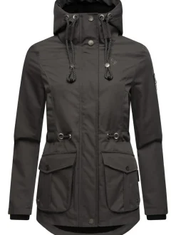 Marikoo Damen Übergangsjacke - Babetaa Prc in anthrazit