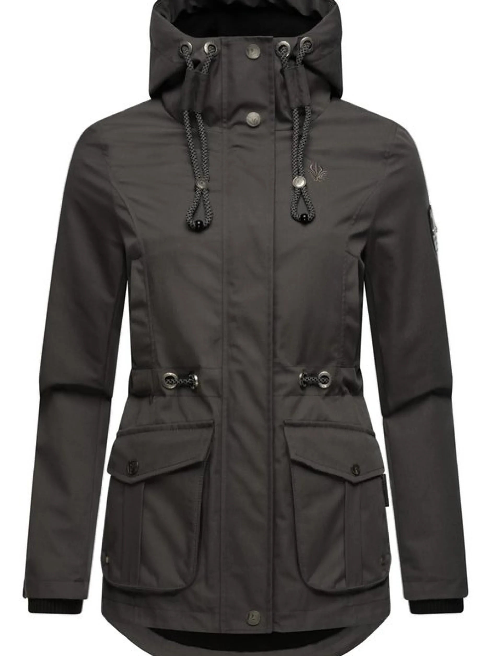 Marikoo Damen Übergangsjacke - Babetaa Prc in anthrazit