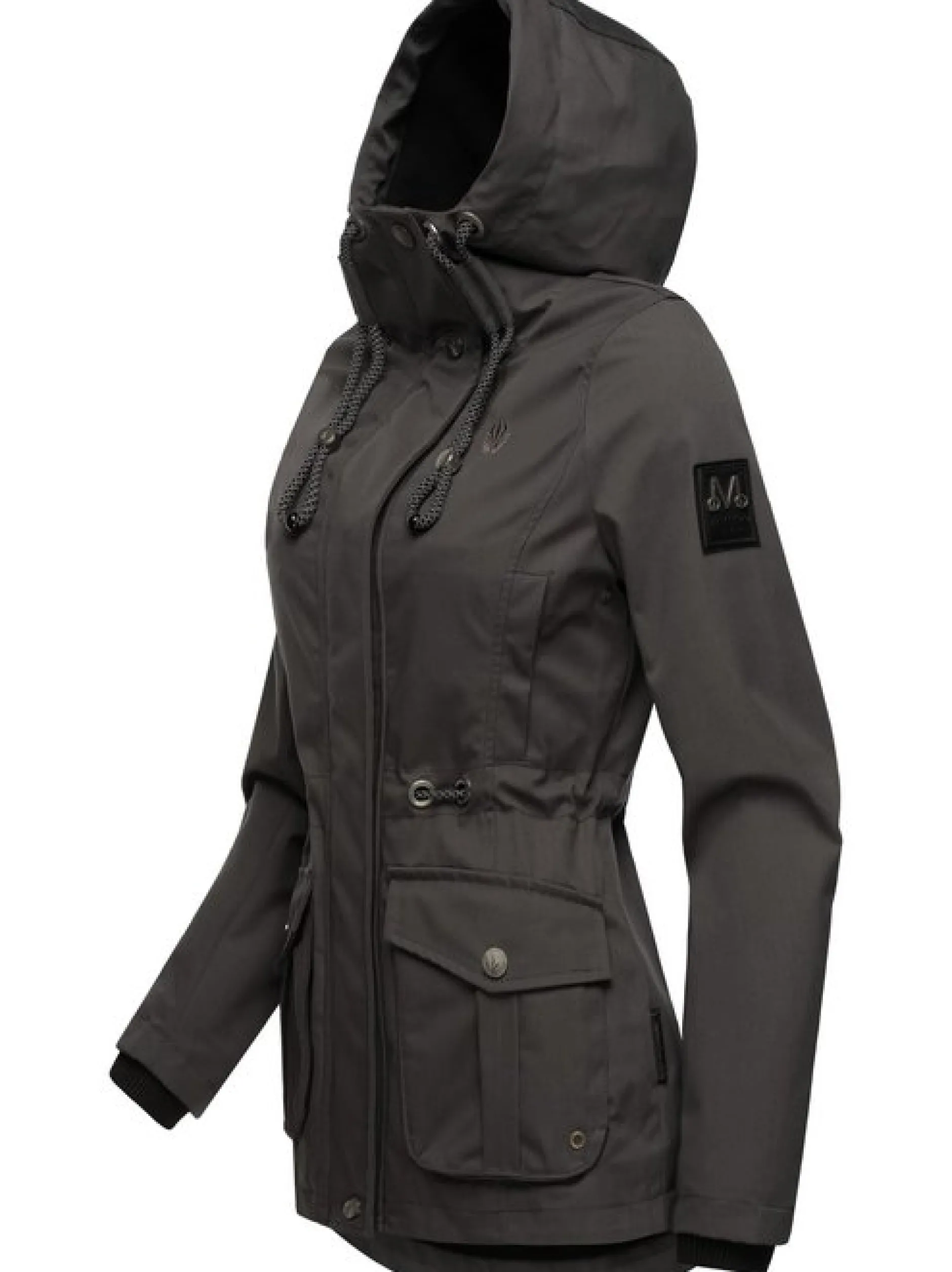 Marikoo Damen Übergangsjacke - Babetaa Prc in anthrazit