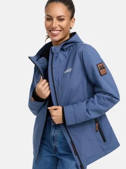 Marikoo Damen Übergangsjacke - Brombeere in blau