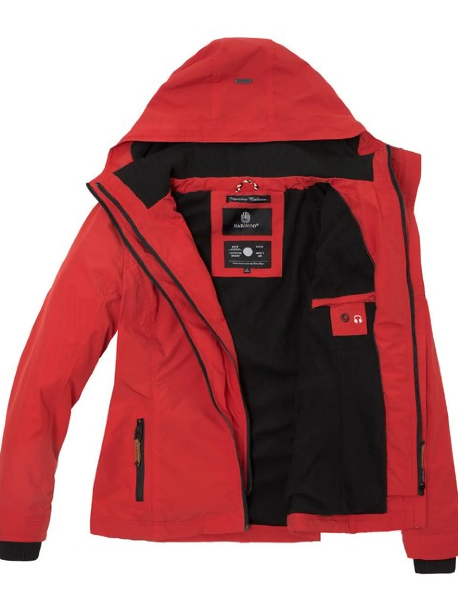 Marikoo Damen Übergangsjacke - Erdbeere in rot