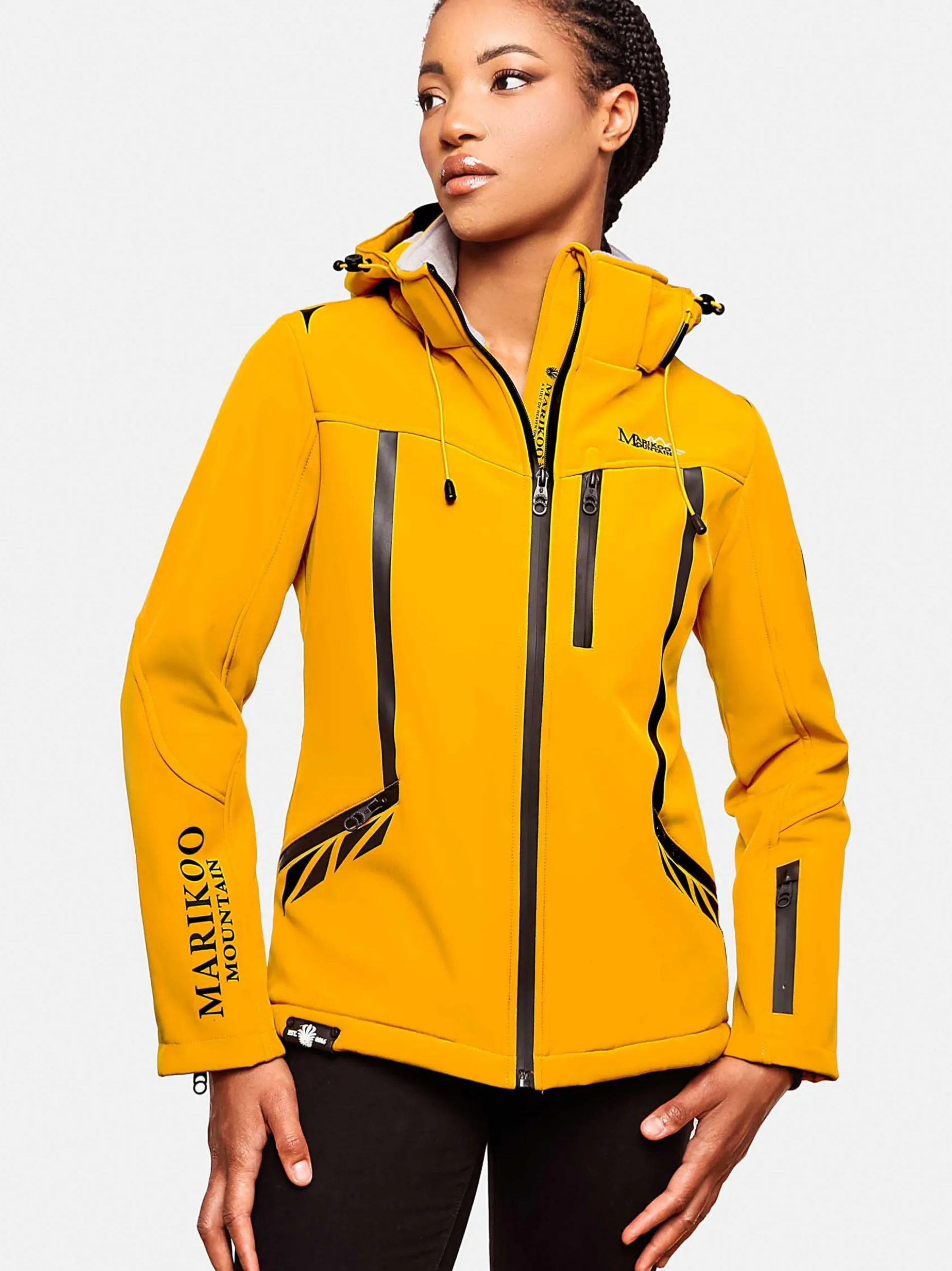 Marikoo Damen Übergangsjacke - Mount-Cho-Oyu in gelb