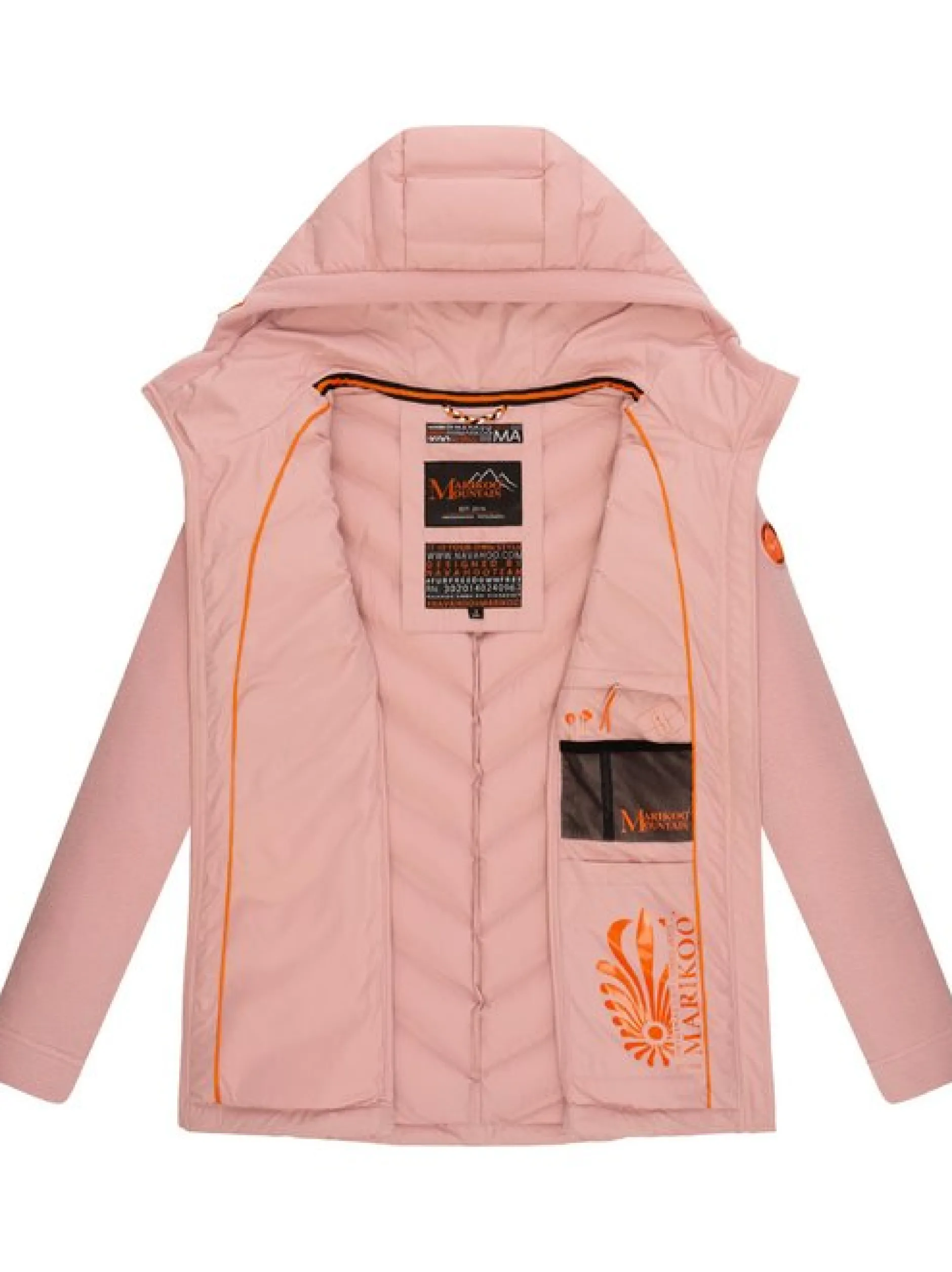 Marikoo Damen Übergangsjacke - Mount Haruna in rosa