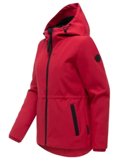 Marikoo Damen Funktionsjacke - Katzilein 16 in rot