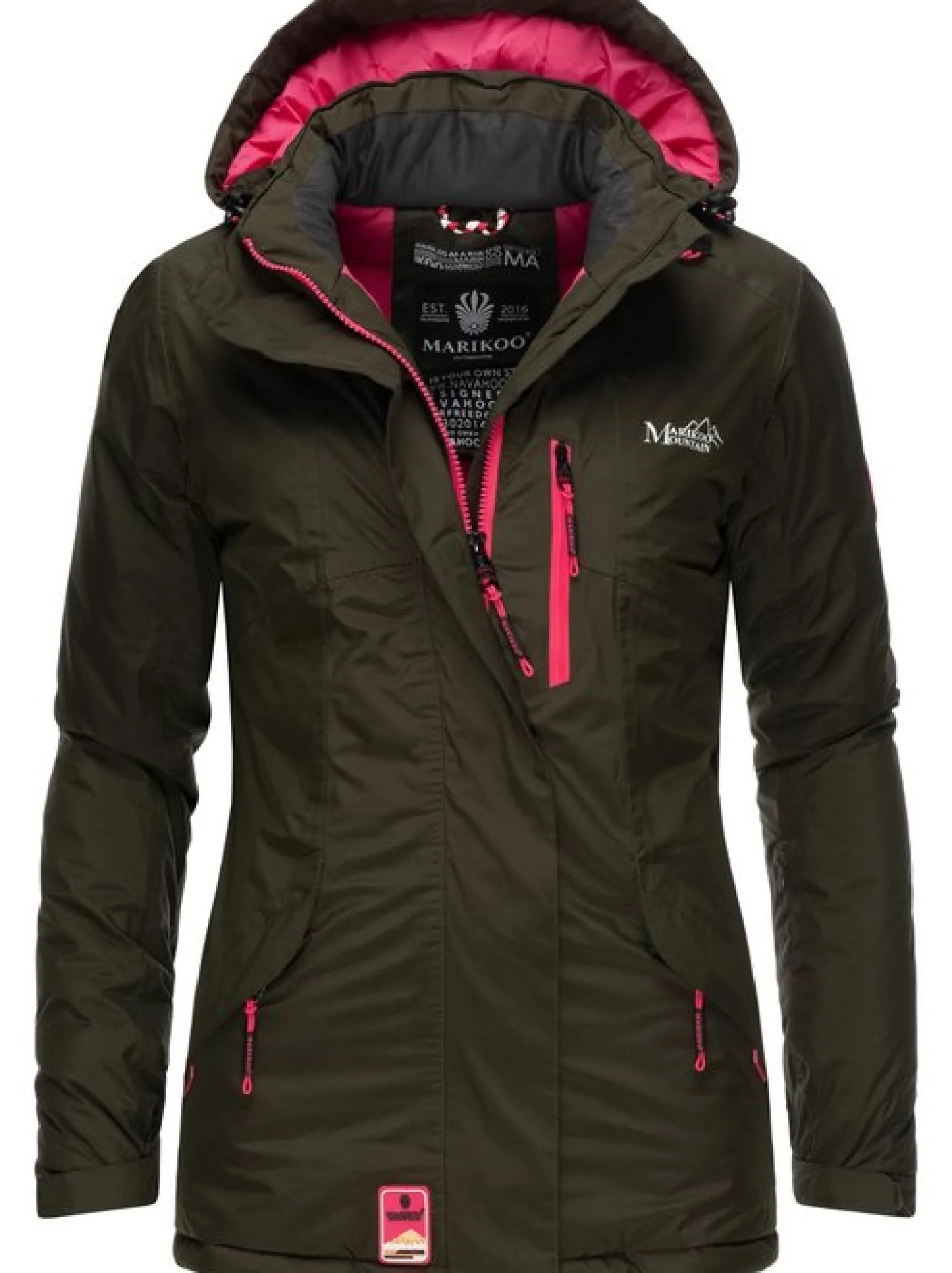 Marikoo Damen Funktionsjacke - Rabeaa in oliv
