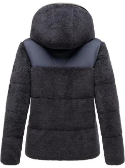 Marikoo Damen Kapuzenplüschjacke - Kaguraa 16 in marine