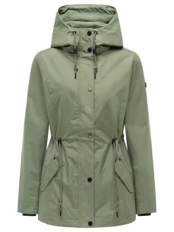 Marikoo Damen Outdoorjacke - Bonbonparty 16 in oliv