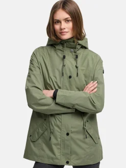 Marikoo Damen Outdoorjacke - Bonbonparty 16 in oliv