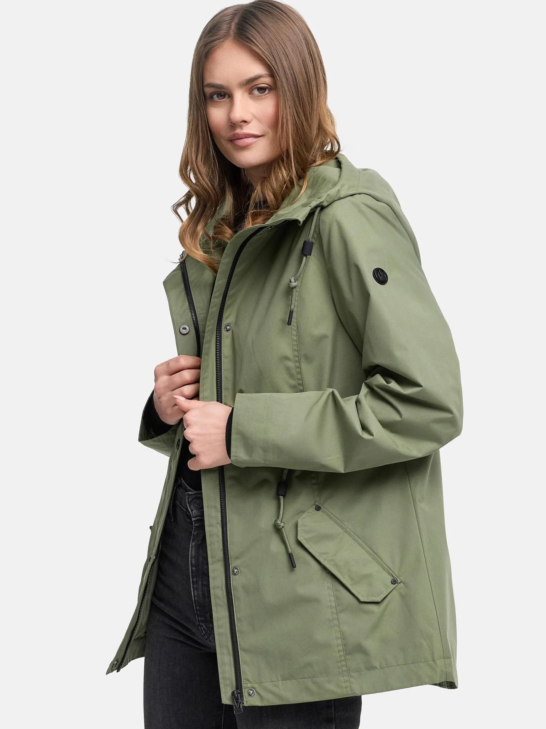 Marikoo Damen Outdoorjacke - Bonbonparty 16 in oliv