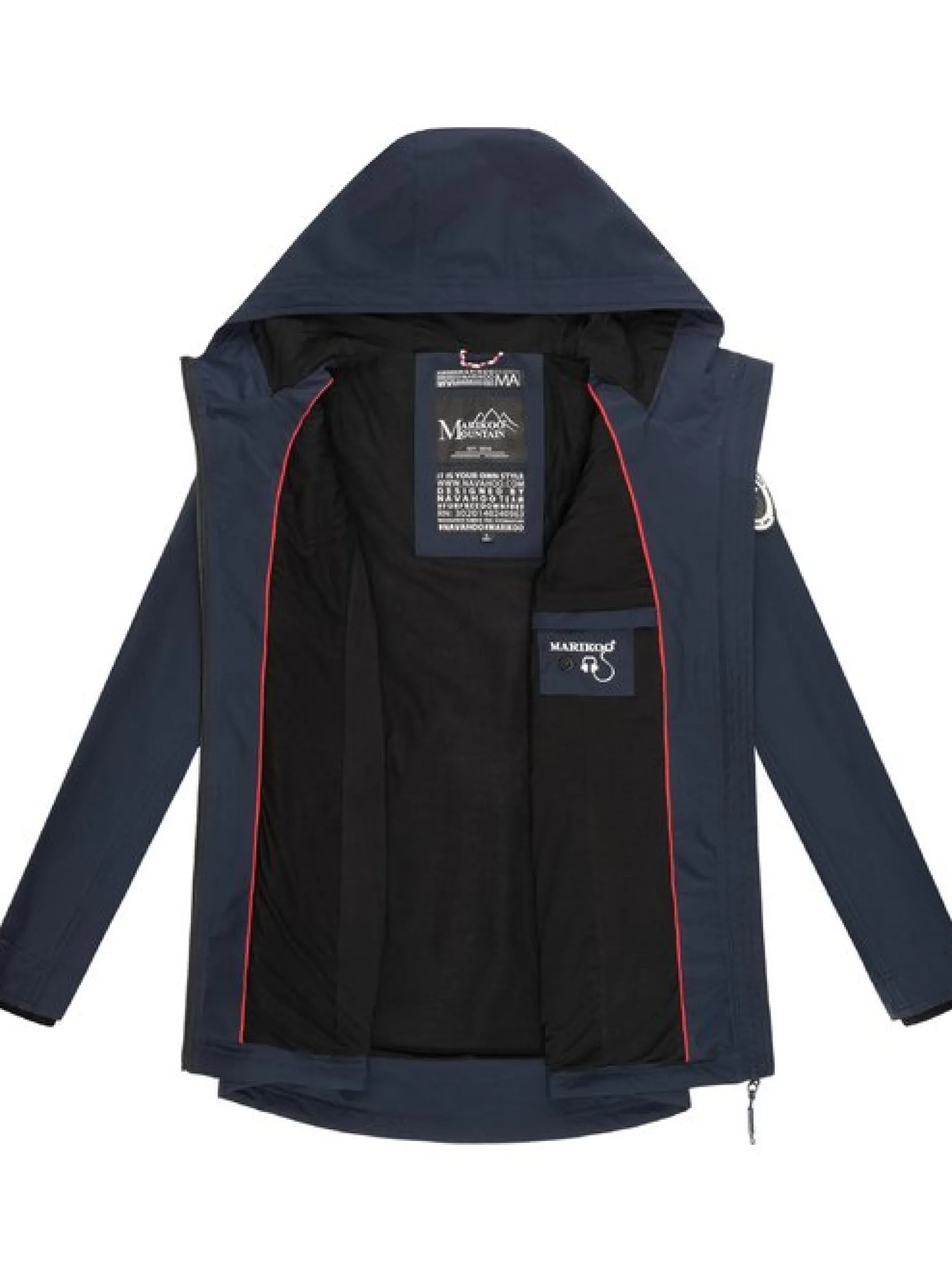 Marikoo Damen Outdoorjacke - Honigbeere in marine