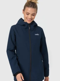 Marikoo Damen Outdoorjacke - Honigbeere in marine