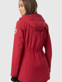 Marikoo Damen Outdoorjacke - Honigbeere in rot