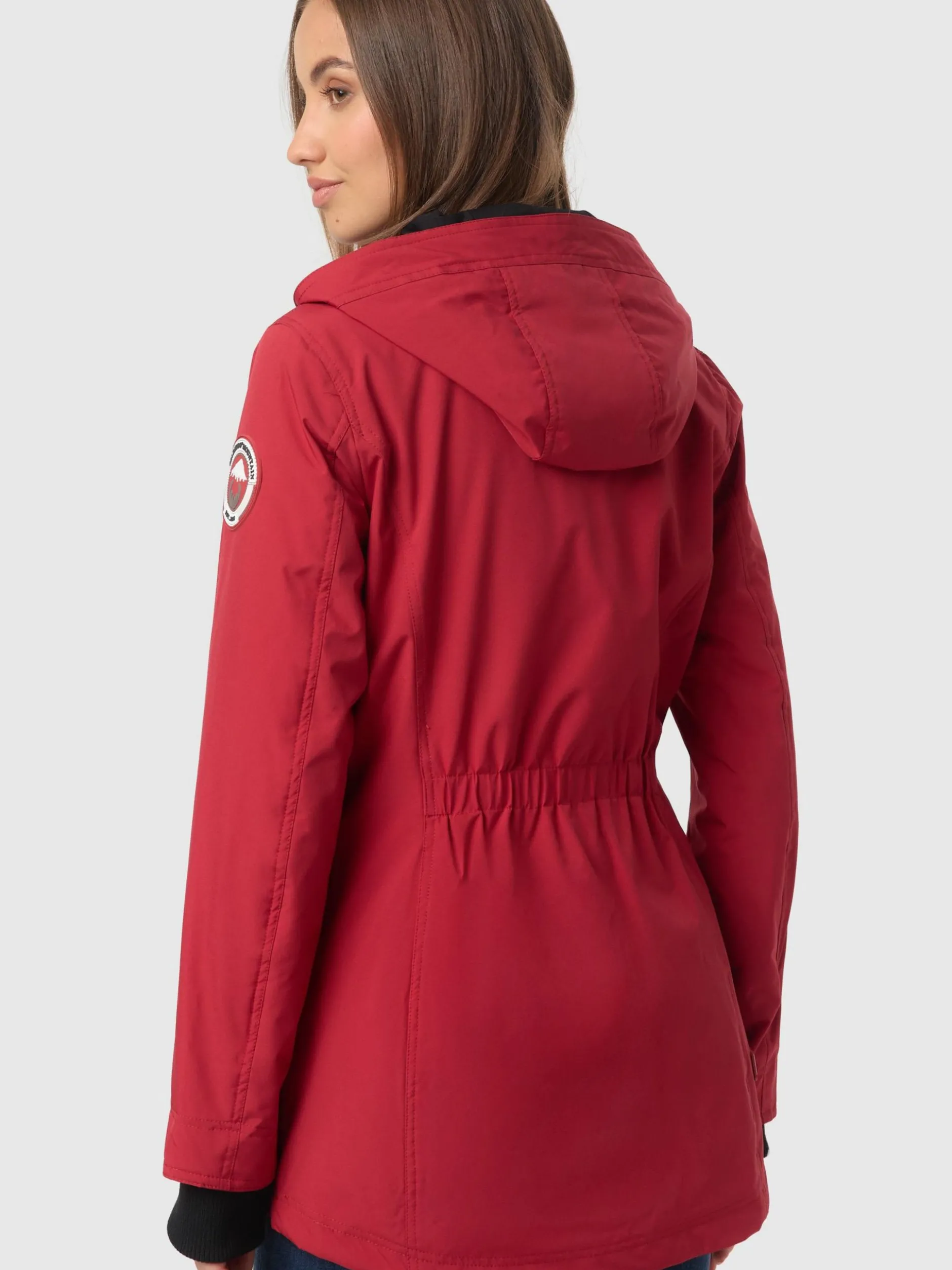 Marikoo Damen Outdoorjacke - Honigbeere in rot