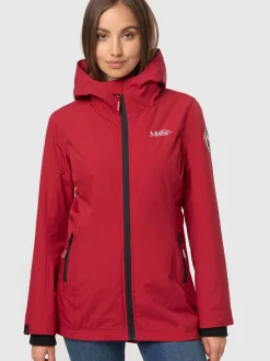 Marikoo Damen Outdoorjacke - Honigbeere in rot