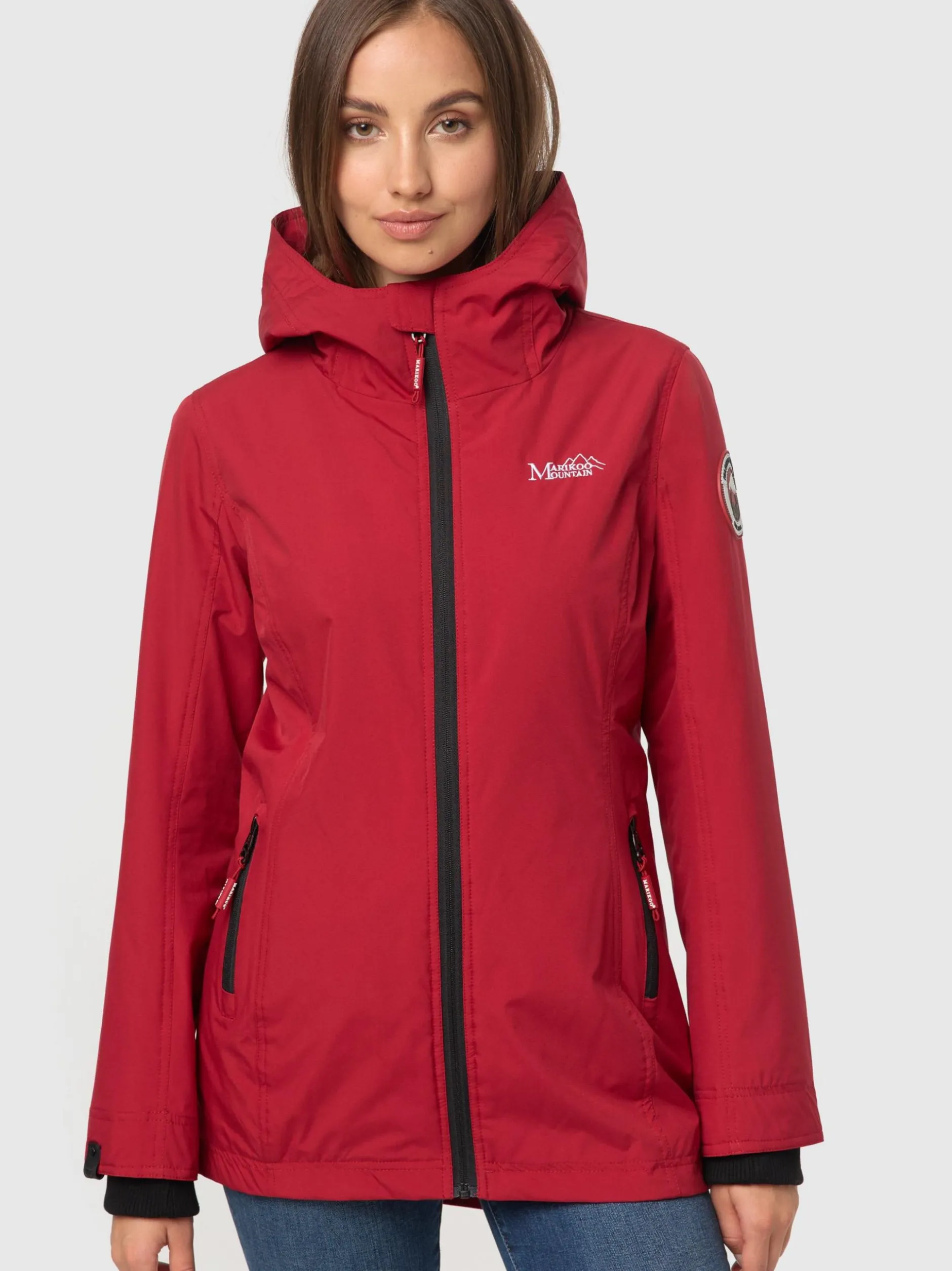 Marikoo Damen Outdoorjacke - Honigbeere in rot